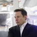 Elon Musk, chief executive officer of Space Exploration Technologies Corp. (SpaceX) and Tesla Inc., listens as Jim Bridenstine, administrator of the U.S. National Aeronautics and Space Administration (NASA), not pictured, speaks during an event at SpaceX headquarters in Hawthorne, California, U.S., on Thursday, Oct. 10, 2019. SpaceXs Elon Musk and NASA Administrator Jim Bridenstine staged a public show of support for one another at the rocket companys headquarters Thursday, weeks after the two traded barbs over the closely held companys delayed efforts to fly astronauts for the first time. Photographer: Patrick T. Fallon/Bloomberg via Getty Images