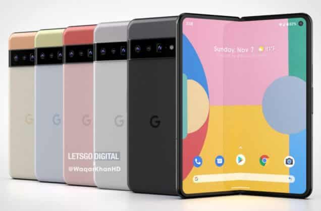 Google Pixel Fold 3D renders leaked, may come with 120Hz refresh rate