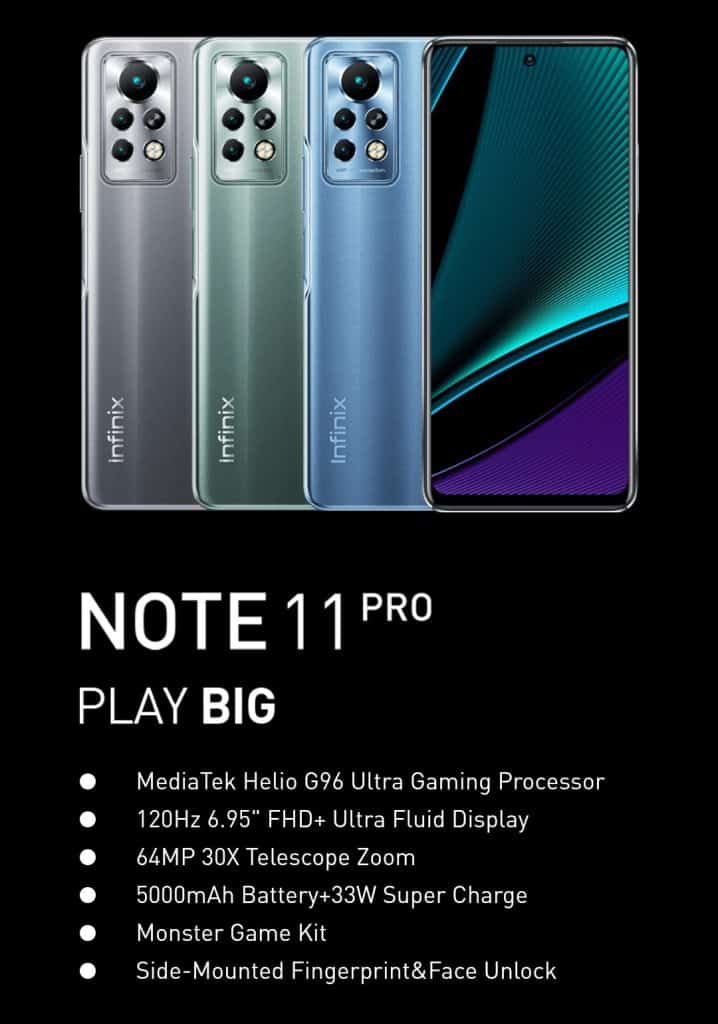 image 46 Infinix Note 11 Pro With MediaTek Helio G96 Chipset Launched