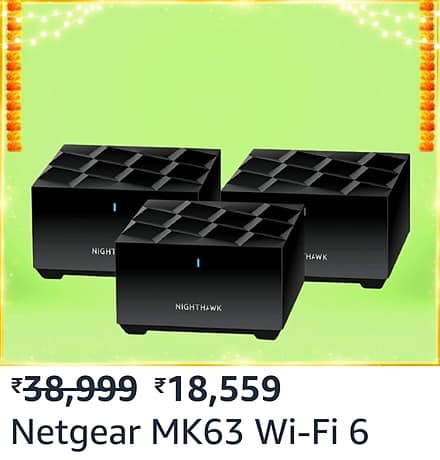 netgear 1 Here are the best deals on WiFi 6 Routers and Mesh Routers during the Amazon Great Indian Festival Sale