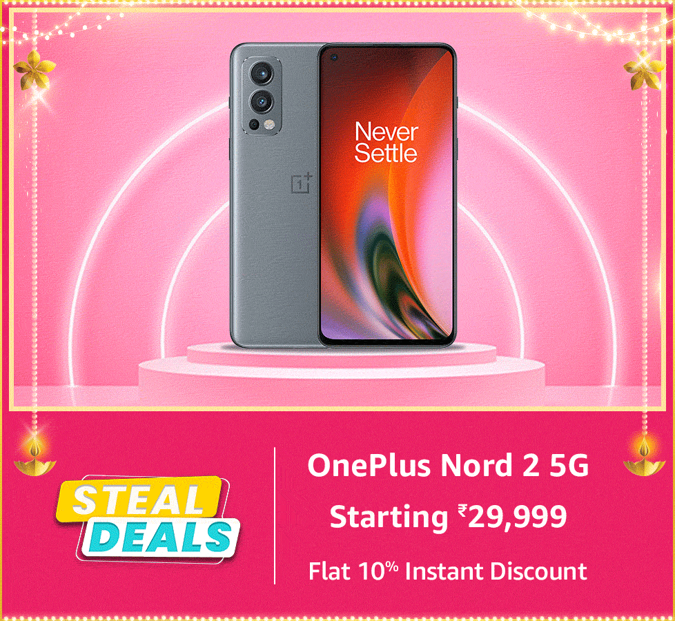 oneplus Top 10 steal deals on Smartphones during the Amazon Great Indian Festival
