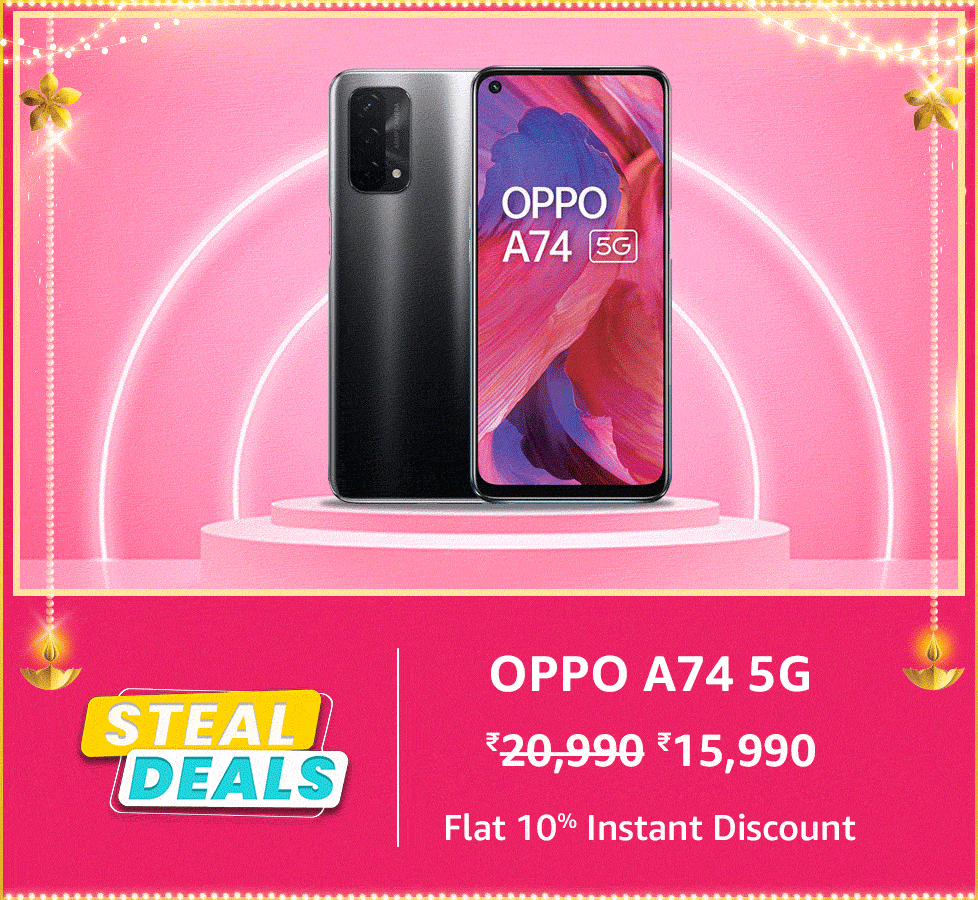 oppo 1 Top 10 steal deals on Smartphones during the Amazon Great Indian Festival