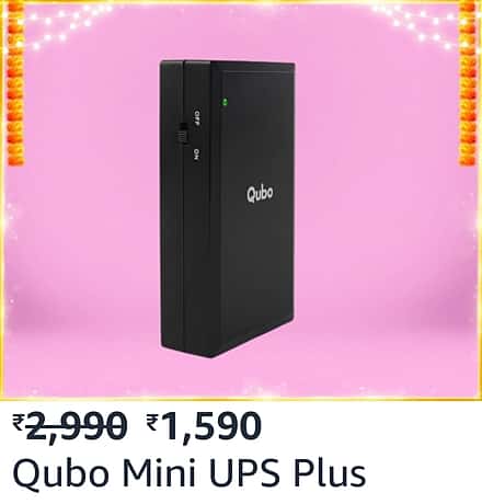 qubo Here are the best deals on WiFi power backups during the Amazon Great Indian Festival Sale