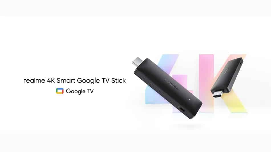realme 4k smart google tv stick 1634115047513 Realme launches the Brick Bluetooth Speaker, realme 4K Smart Google TV Stick, and realme Buds Air 2 in India