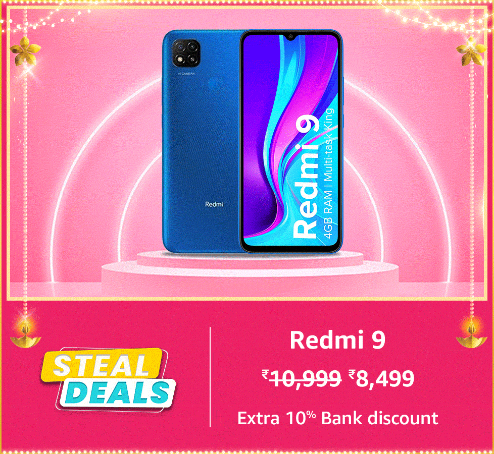 redmi 1 Top 10 steal deals on Smartphones during the Amazon Great Indian Festival