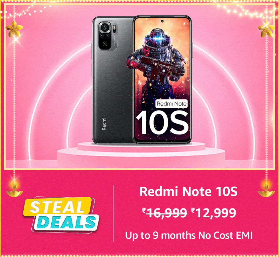 redmi Top 10 steal deals on Smartphones during the Amazon Great Indian Festival