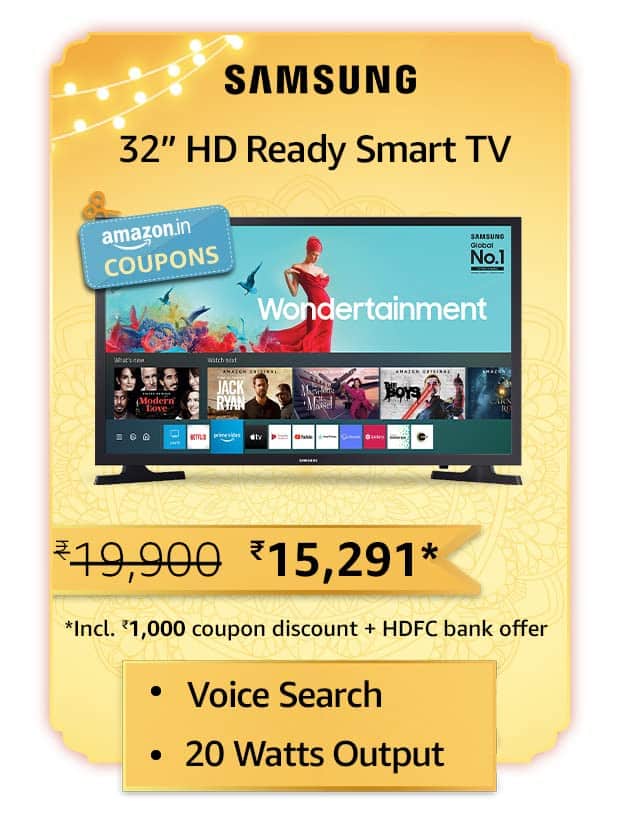 samsung 3 Top 10 trending deals on Smart TVs during the Amazon Great Indian Festival