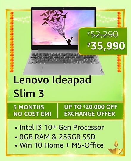 Best deals on laptops on Amazon Great Indian Festival