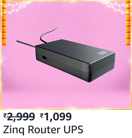 zinq Here are the best deals on WiFi power backups during the Amazon Great Indian Festival Sale