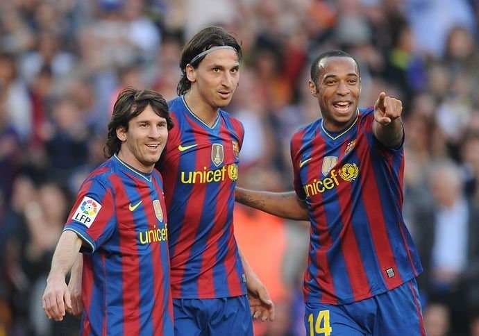 690 Messi, Ronaldinho, Xavi, and Buffon are among Zlatan Ibrahimovic's unbelievable dream XI