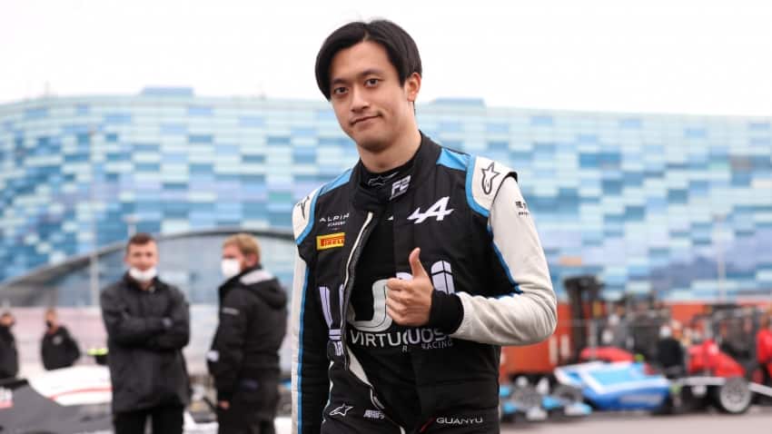 9f31055573ddd6e8c418a4a97a088379 XL Guanyu Zhou will become the FIRST Chinese driver in Formula One history when he replaces Antonio Giovinazzi in 2022
