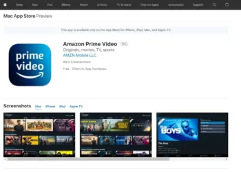 Amazon Prime Video app for Mac_TechnoSports.co.in