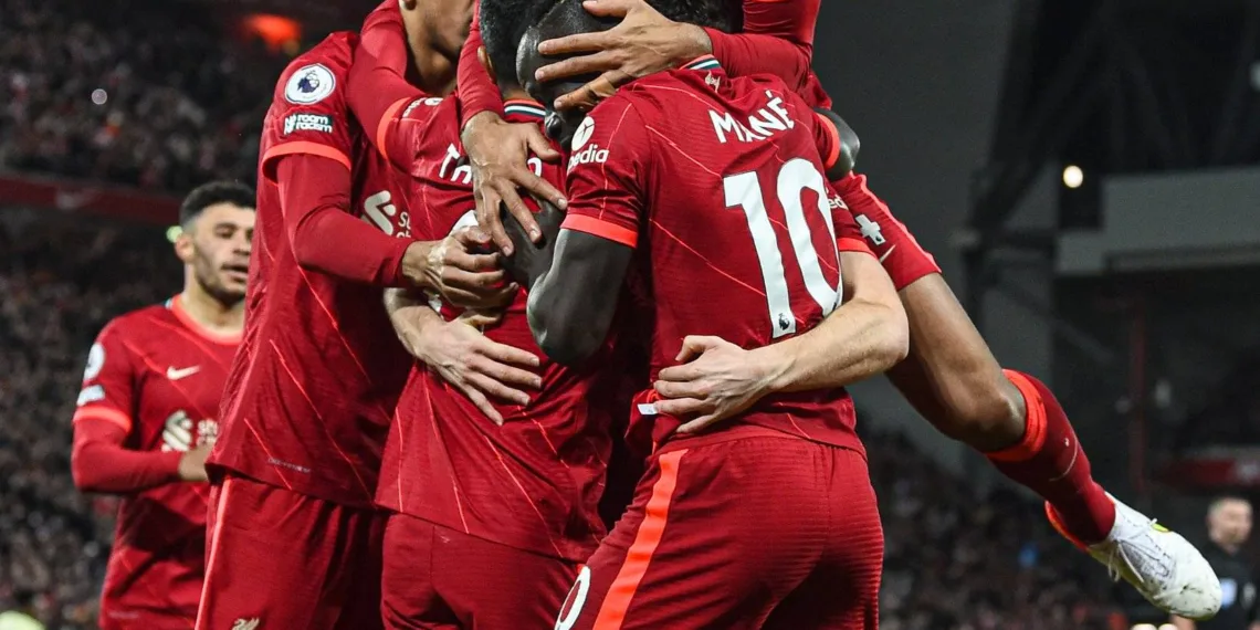 Liverpool broke a long-standing record in their 4-1 win against Everton