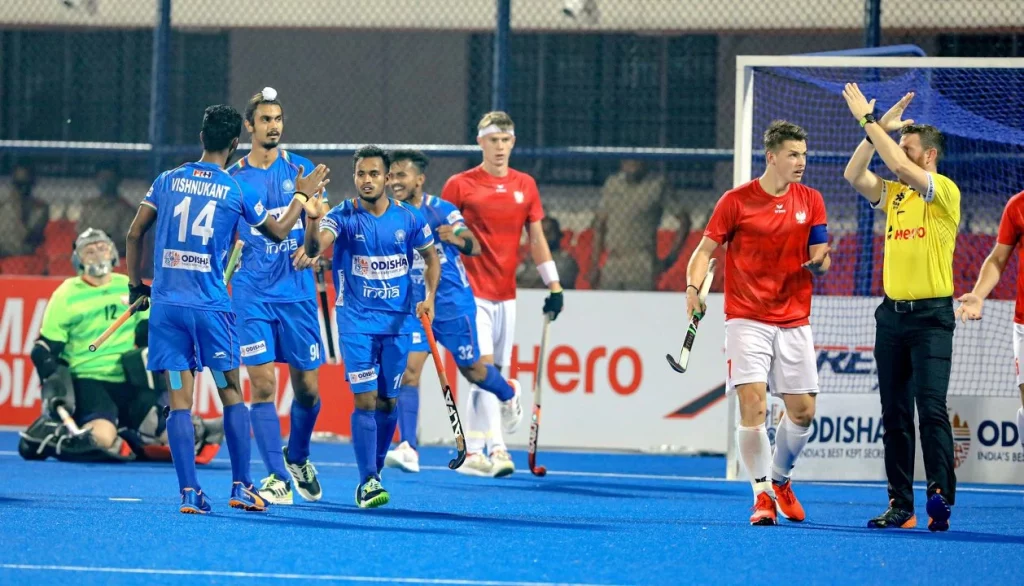 MK4A9045 scaled 1 India defeated Poland to go to the quarterfinals of the Men's Junior Hockey World Cup