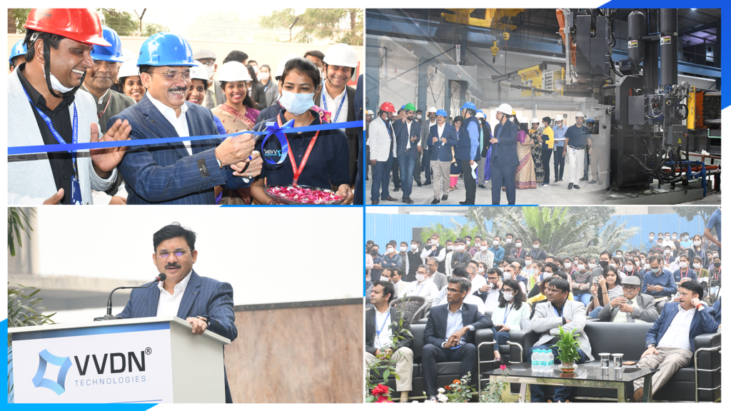 Minister of State for Communication Devusinh Chauhan inaugurates VVDNs new Die Casting Facility TechnoSports.co .in Minister of State for Communication Devusinh Chauhan inaugurates VVDN’s new Die Casting Facility