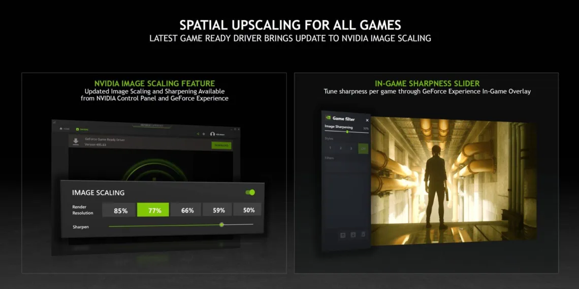 NVIDIA Image Scaling is now available for AMD and Intel GPUs