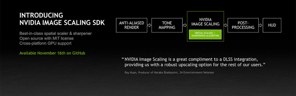 NVIDIA brings Spatial Upscaling for all games with updated NVIDIA Image Scaling