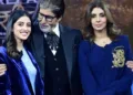 Amitabh Bachchan becomes emotional on the 1000th episode of KBC with daughter Shweta and granddaughter Navya Naveli