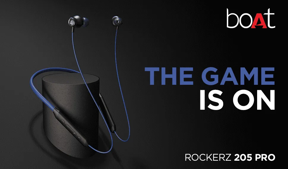 boAt Rockerz 205 Pro launches with Bluetooth 5.2, BEAST Mode and more at Rs.999 only