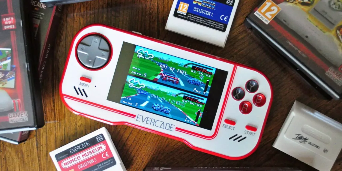 The retro Control of Evercade VS has been turned your living room into an arcade