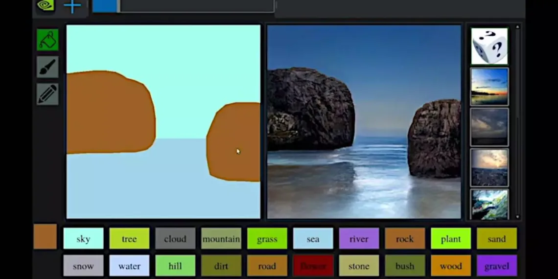 NVIDIA’s GauGAN uses deep learning to convert words into amazing intricate pictures
