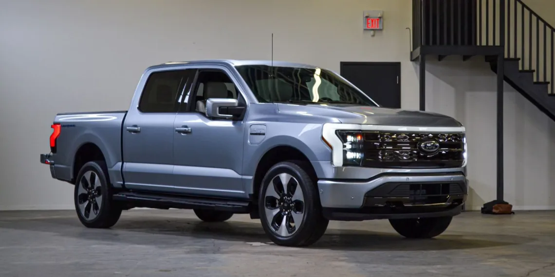 Ford’s F-150 Lightning pickup truck will come with a massive 131-kWh battery