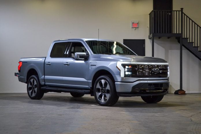 Ford’s F-150 Lightning pickup truck will come with a massive 131-kWh battery