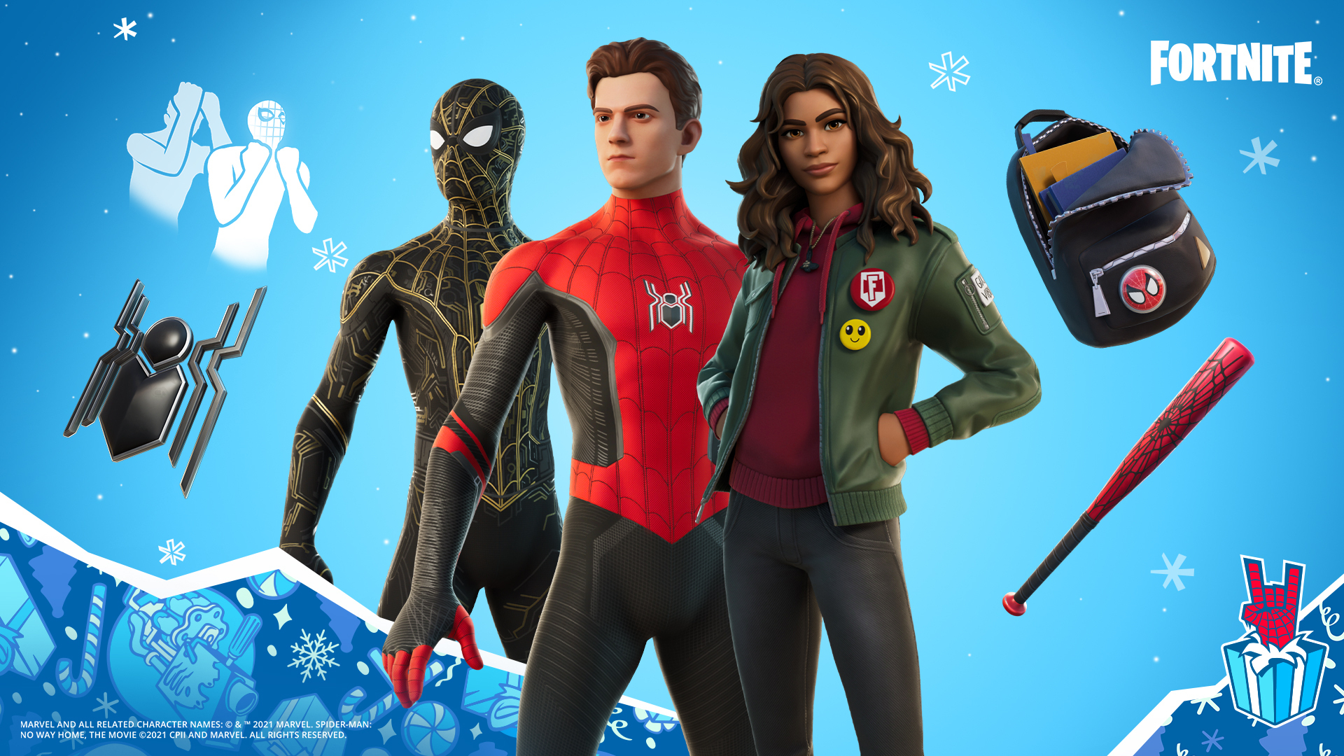 Here’s everything about today’s Spider-Man: No Way Home skins in Fortnite