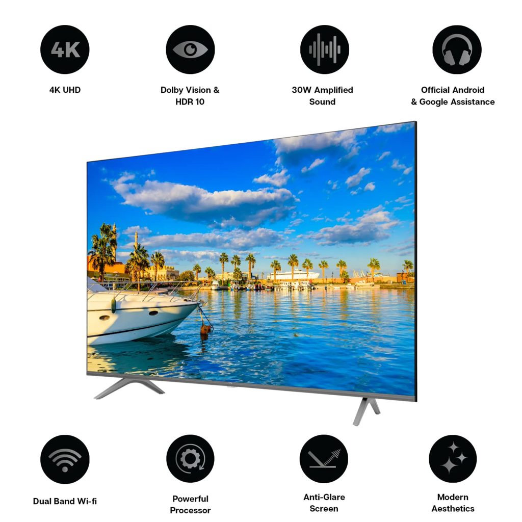 Get Vu 43 Inch Premium 4K Smart Android TV for ₹24,699