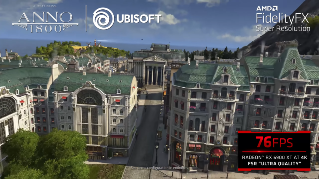 AMD FSR Games Anno 1800 1480x833 1 AMD shows off the list of 70 AAA games that will be supporting its FSR technology