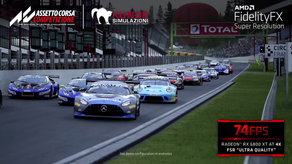 AMD FSR Games Assetto Corsa 1480x833 1 AMD shows off the list of 70 AAA games that will be supporting its FSR technology