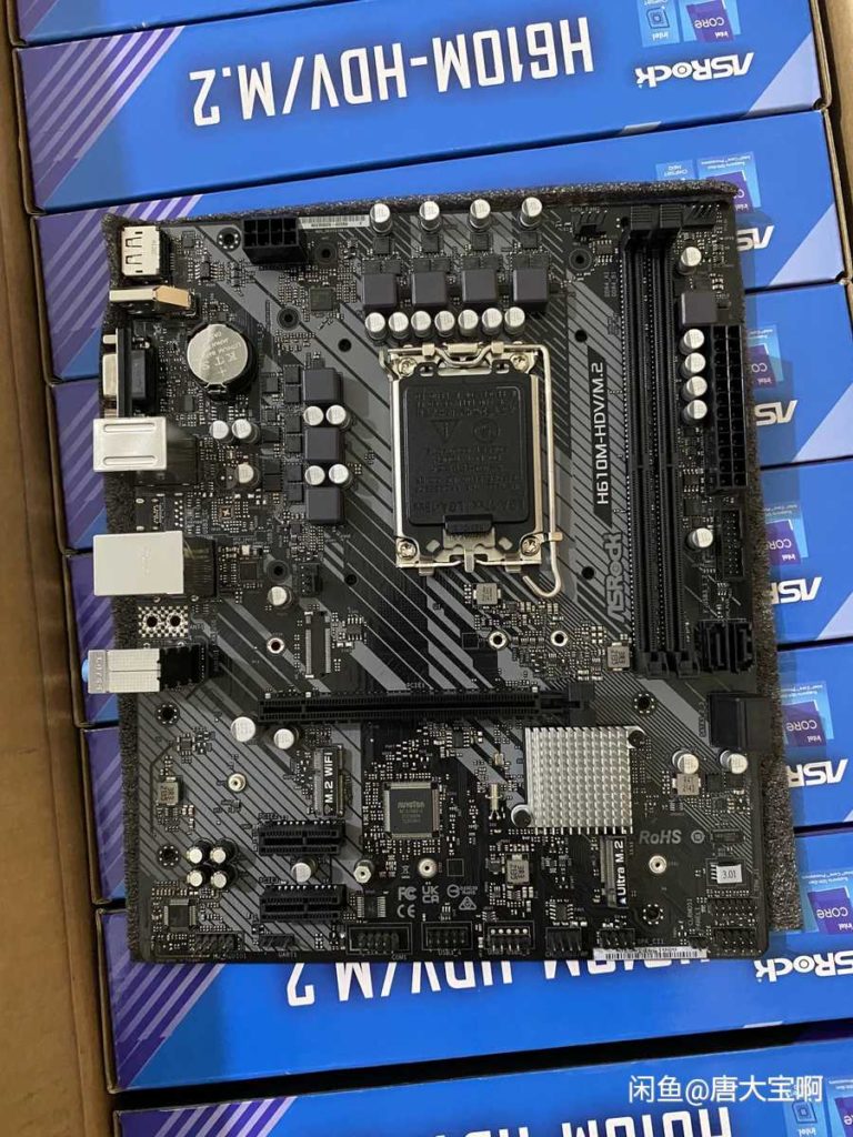 ASRock H610M HDV Motherboard 2 Chinese OEMs began listing Intel’s B660 and H610 series motherboards already