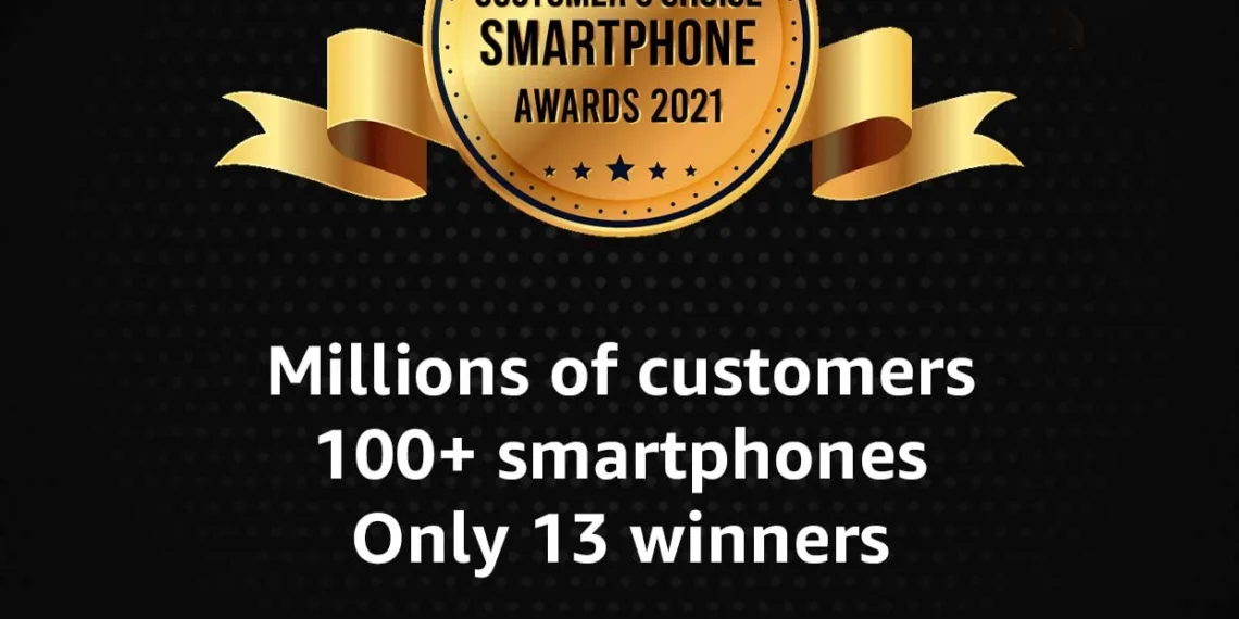 Here are the winners of the first Amazon Customer’s Choice Smartphone & Smart TV Awards 2021