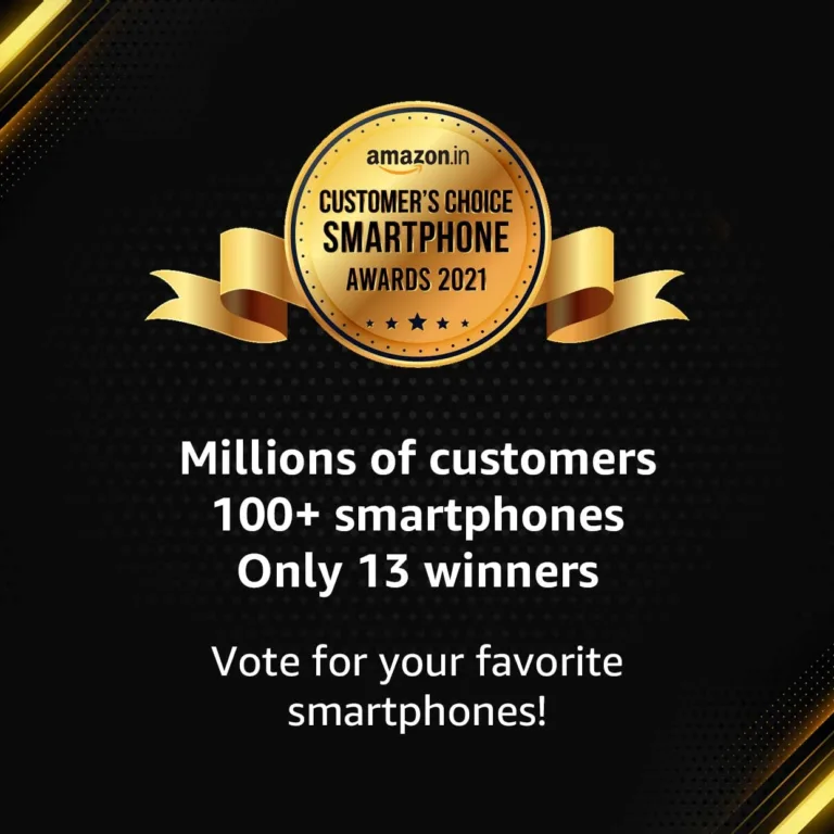 Here are the winners of the first Amazon Customer’s Choice Smartphone & Smart TV Awards 2021