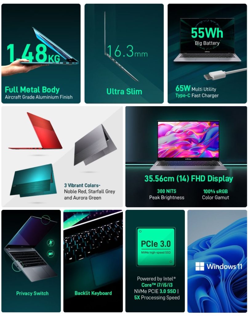 Infinix INBook X1 series budget laptops start at only ₹35,999