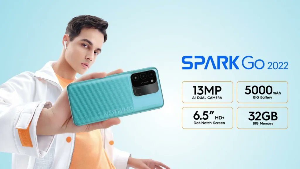 TECNO SPARK Go 2022 Edition launched in India with the Android 11 Go Edition