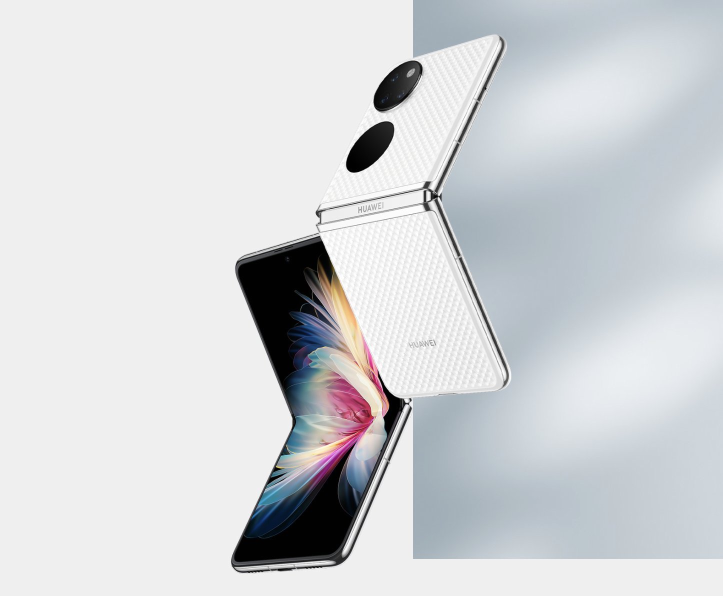 Huawei P50 Pocket foldable flip phone launches with a 6.9" screen and 120Hz display