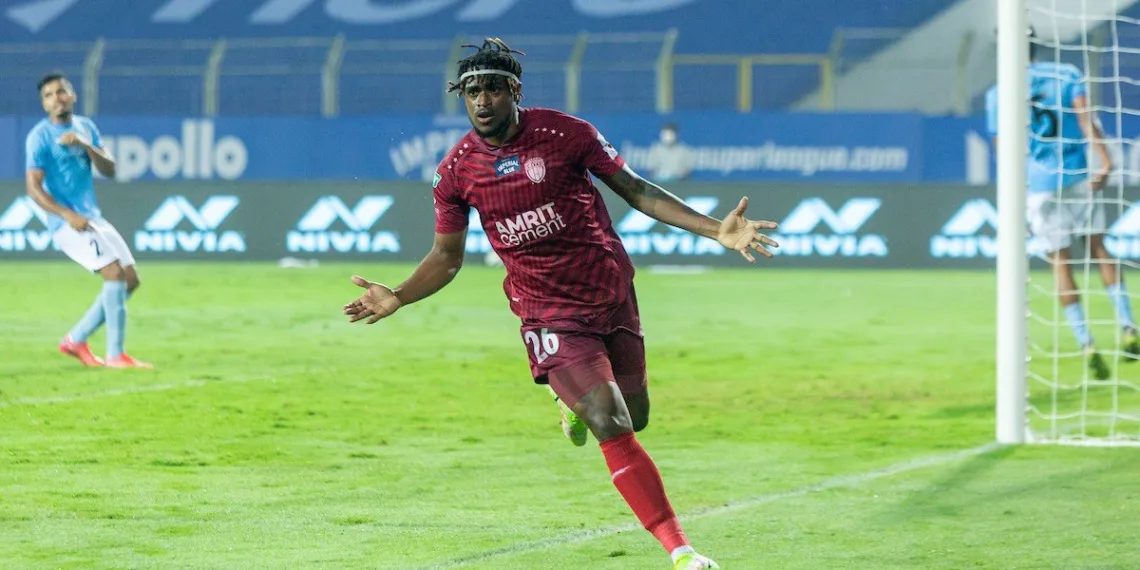 NorthEast United Mumbai City FC Deshorn Brown