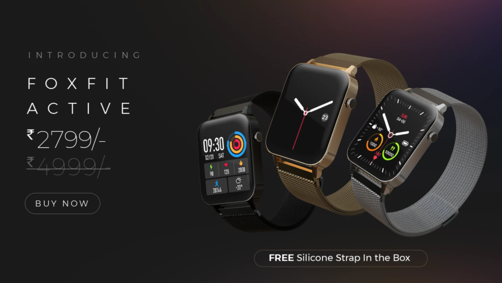 Foxin brings its new FoxFit ACTIVE Smartwatch - Both affordable & feature-rich