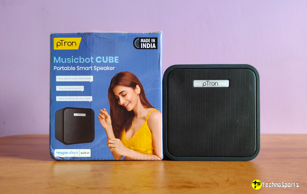 IMG20211127155836 pTron Musicbot Cube review: Made in India Portable Alexa Built-in Bluetooth Smart Speaker