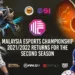 Malaysia Esports Championship 2021/2022 MLBB Top 2 Teams and PUBG Mobile Champion To Propel Into Professional League Qualifiers