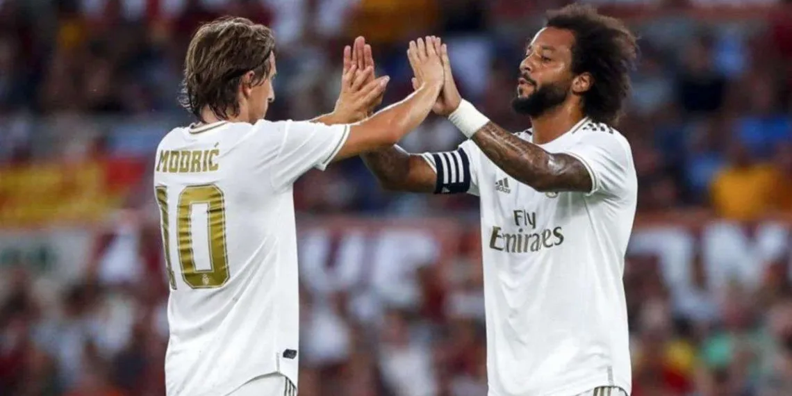 Luka Modric and Marcelo of Real Madrid have tested positive for COVID-19