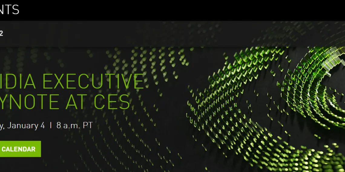 NVIDIA will join Intel and AMD on January 4th CES 2022 Executive Keynote