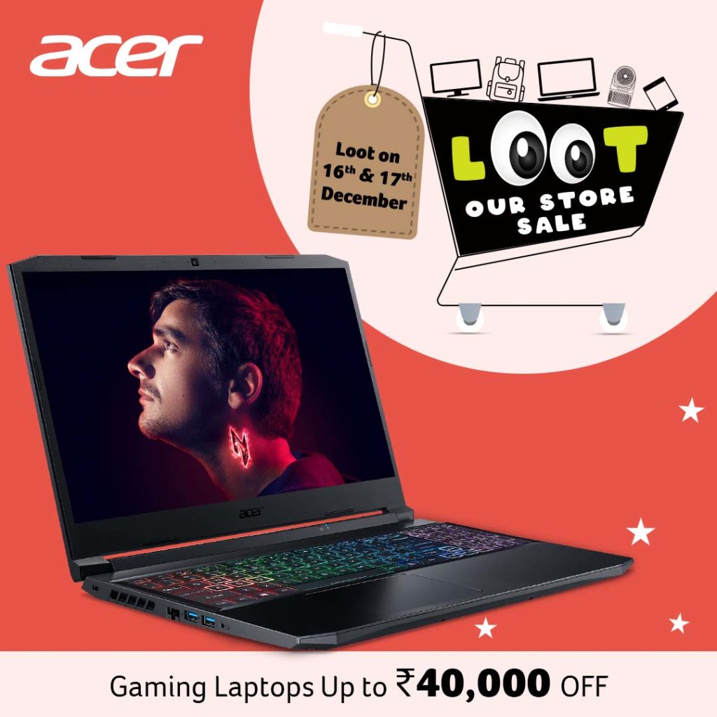 Acer brings Mega Sale from 16-17th December exclusively on its online store