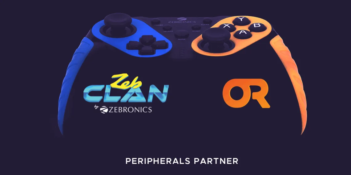 OR Esports Announces Zebronics as Official Peripherals Partner to take gaming to the next level