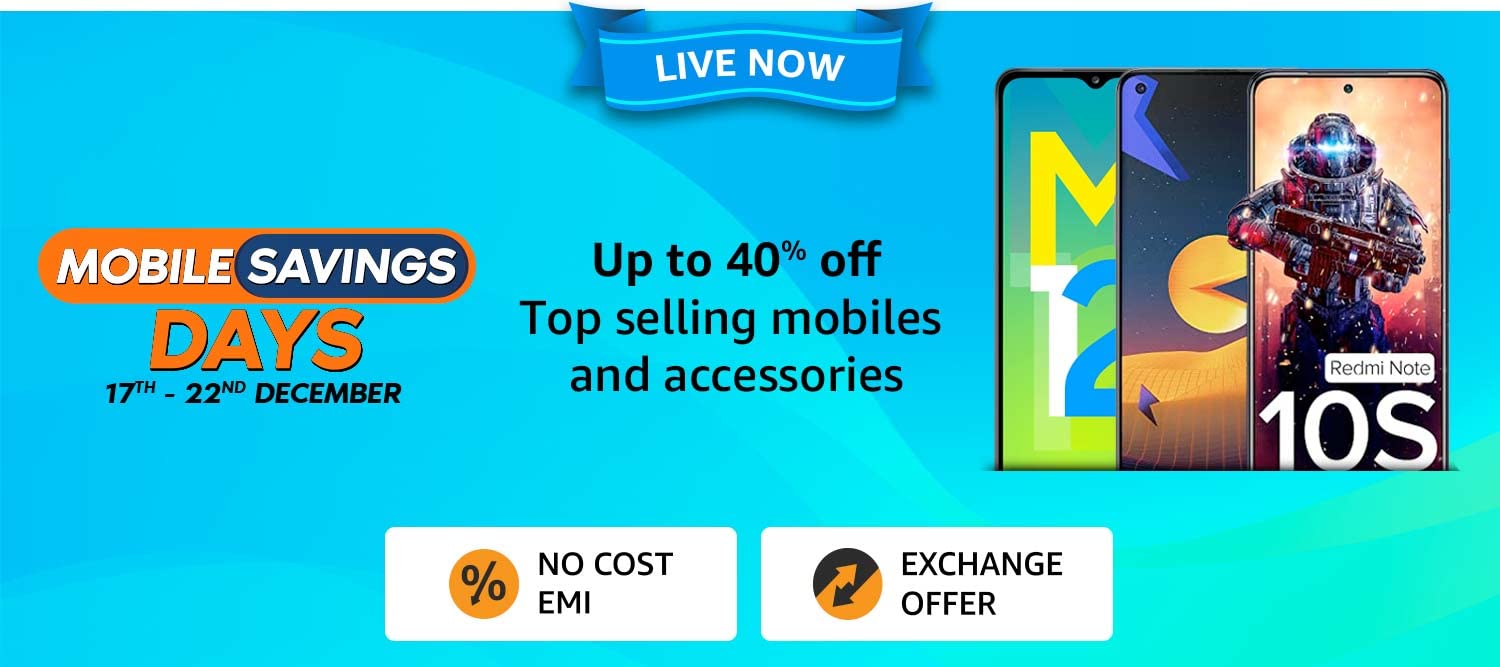 Amazon India announces Mobile and TV Savings Days