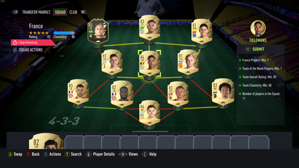Screenshot 702 FIFA 22: How to do the 87-rated Etienne Capoue UCL Team of the Group Stage SBC and is it worth doing?