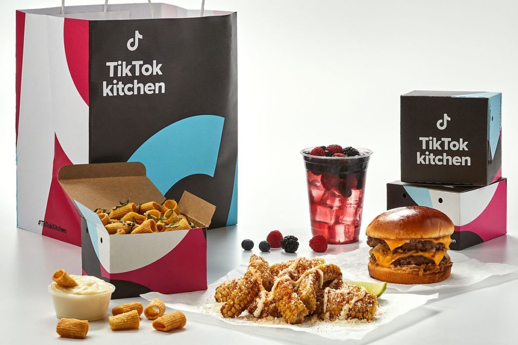 Tik Tok Kitchen 211202 MMoore TikTok BrandGroup SO BagBoxPlate 027 JPEG Full size highest quality.0 TikTok to set up its chain of delivery-only restaurants in the United States