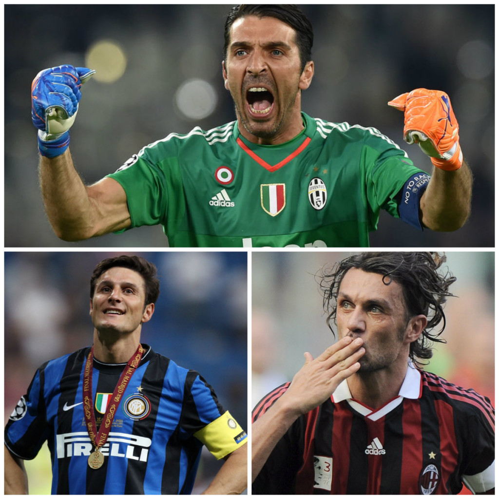 Top 10 football players with the most appearances in Serie A history