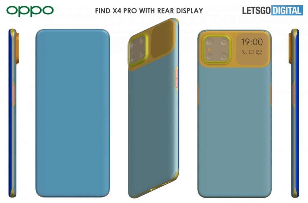 gsmarena 002 9 Oppo patents a phone with an under-display camera and display on the back
